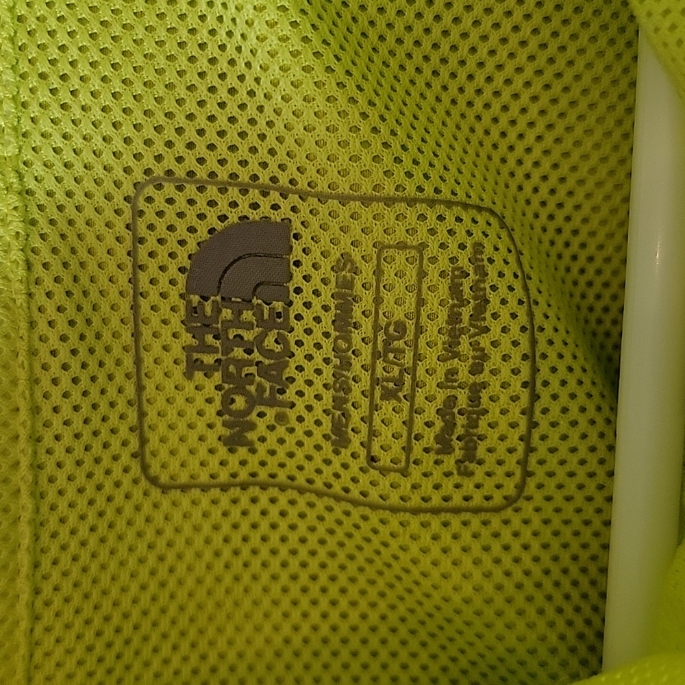 The North Face Cycling Bright Yellow Windbreaker Jacket XL - Picture 8 of 8